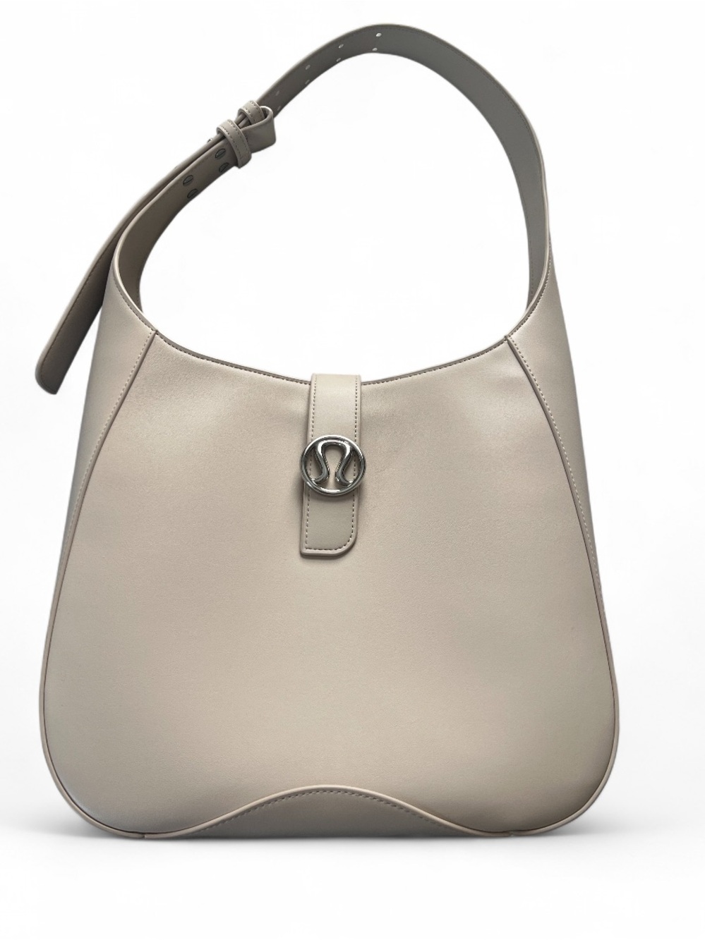 lululemon athletica Beige Leather Shoulder Bag